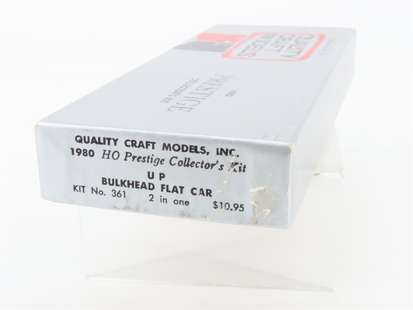 HO Scale Quality Craft Models 2 in 1 Kit 361 UP Union Pacific Railroad Flat Car