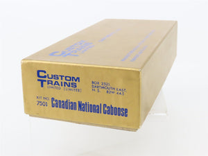 HO Scale Custom Trains Limited Kit No 7501 CN Canadian National Caboose