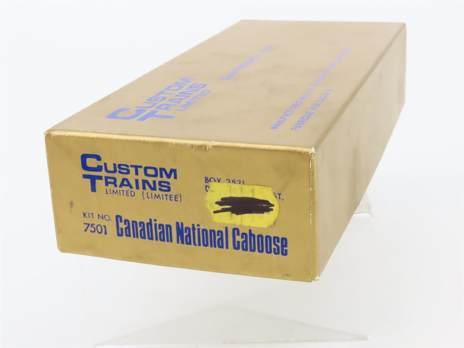 HO Scale Custom Trains Limited Kit No 7501 CN Canadian National Caboose
