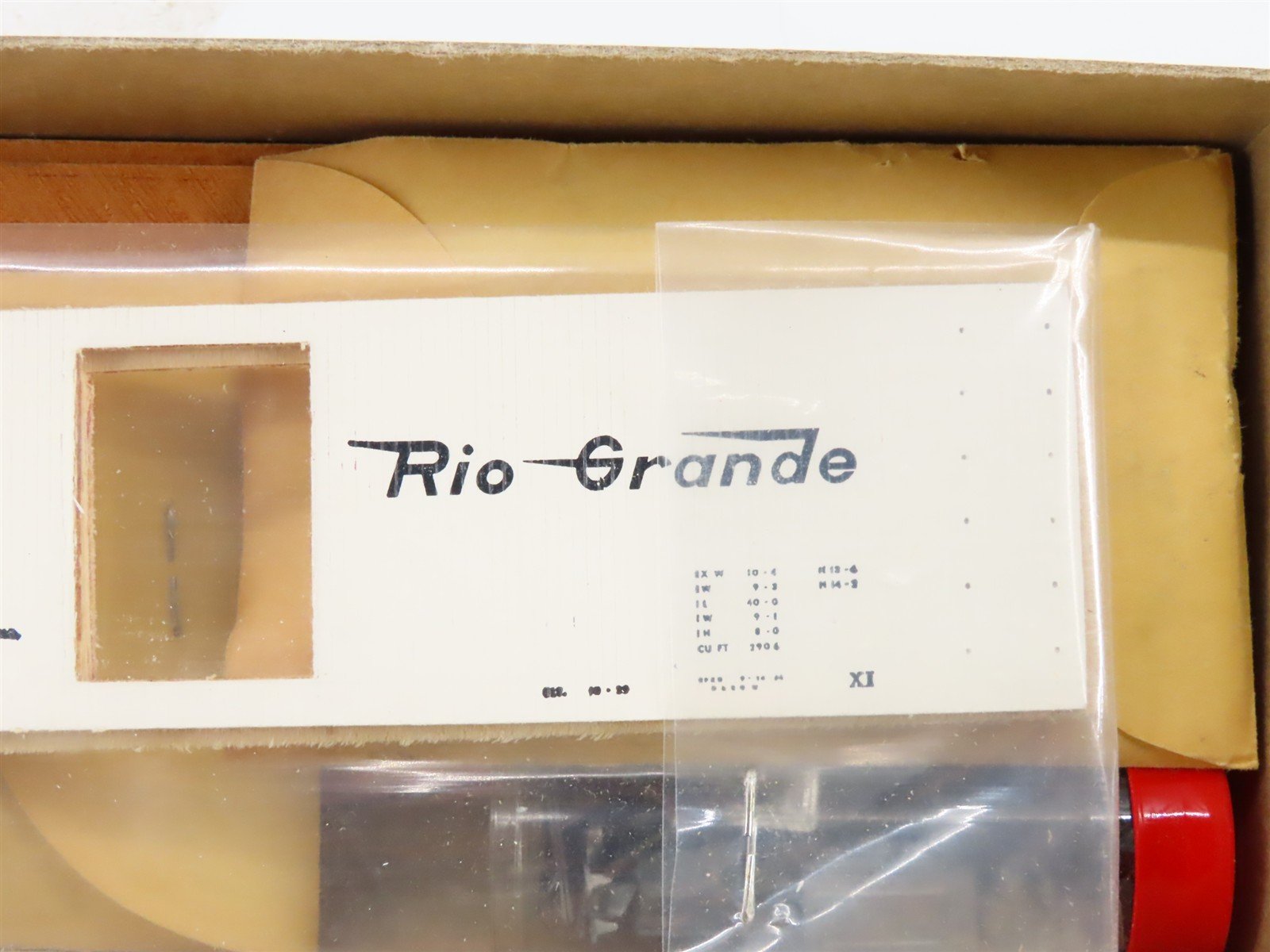 HO Scale Silver Streak Kit S215-345 D&RGW Rio Grande Cookie Box Car #60007
