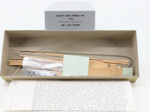 HO Scale Quality Craft Models Kit 1973 PRR Pennsylvania 2-Bay Hopper #220301
