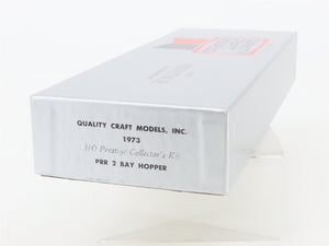 HO Scale Quality Craft Models Kit 1973 PRR Pennsylvania 2-Bay Hopper #220301