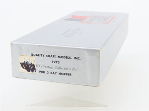 HO Scale Quality Craft Models Kit 1973 PRR Pennsylvania 2-Bay Hopper #220301