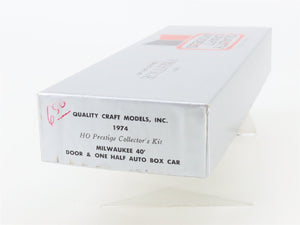 HO Scale Quality Craft Models Kit 1974 MILW Milwaukee Road 40' Box Car #592008