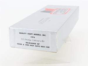 HO Scale Quality Craft Models Kit 1974 MILW Milwaukee Road 40' Box Car #592008