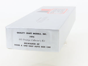HO Scale Quality Craft Models Kit 1974 MILW Milwaukee Road 40' Box Car #592008