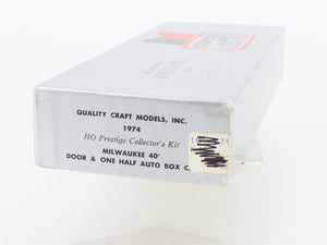 HO Scale Quality Craft Models Kit 1974 MILW Milwaukee Road 40' Box Car #592008