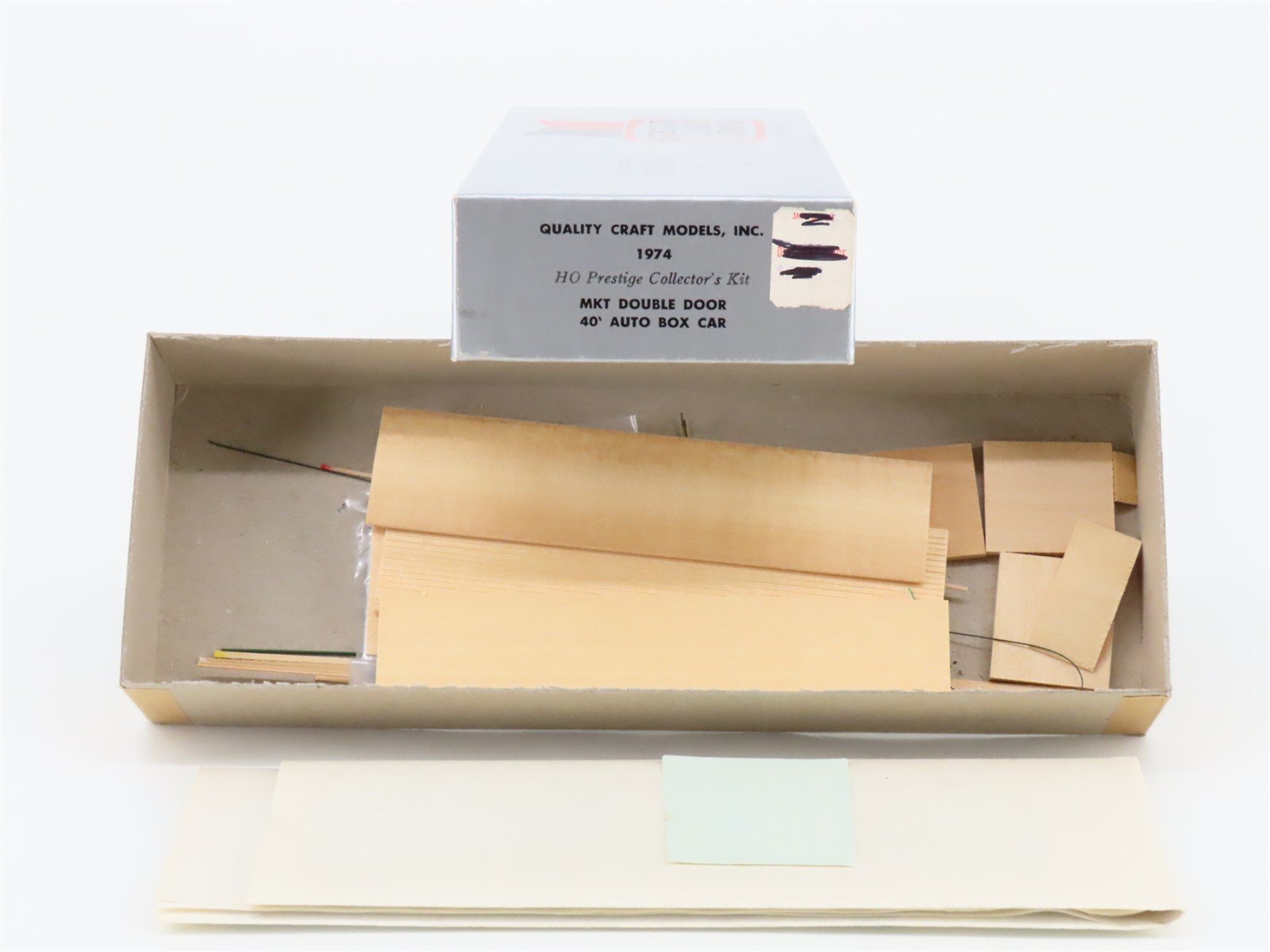 HO Quality Craft Models Kit 1974 M-K-T Missouri Kansas Texas 40' Box Car #67001