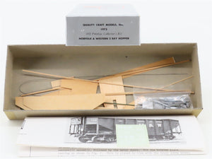 HO Scale Quality Craft Models Kit 1973 N&W Norfolk & Western 2-Bay Hopper #38288