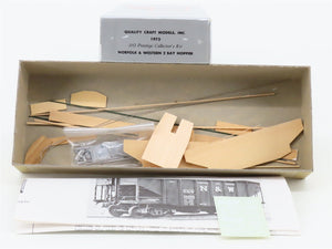 HO Scale Quality Craft Models Kit 1973 N&W Norfolk & Western 2-Bay Hopper #38288