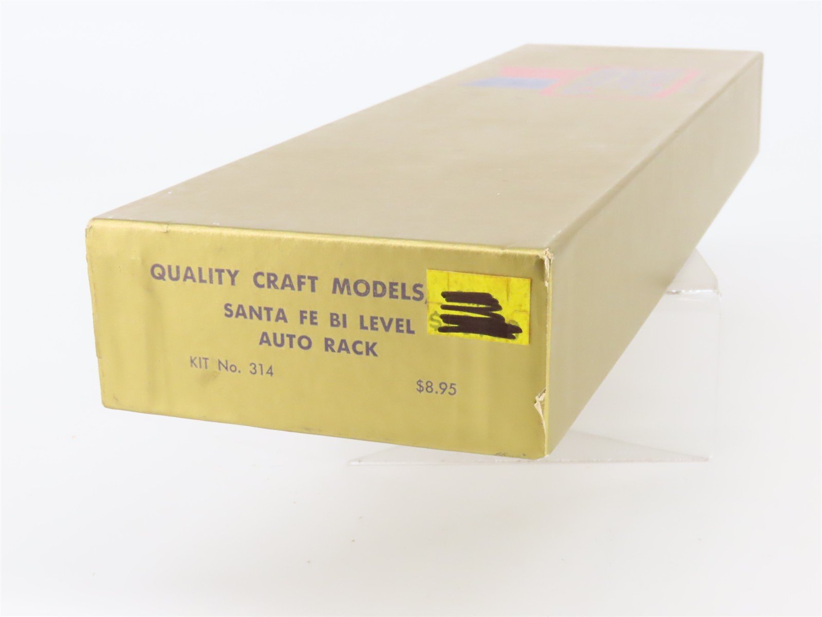 HO Quality Craft Models Kit 314 BTTX ATSF Santa Fe Bi Level Auto Rack #250039