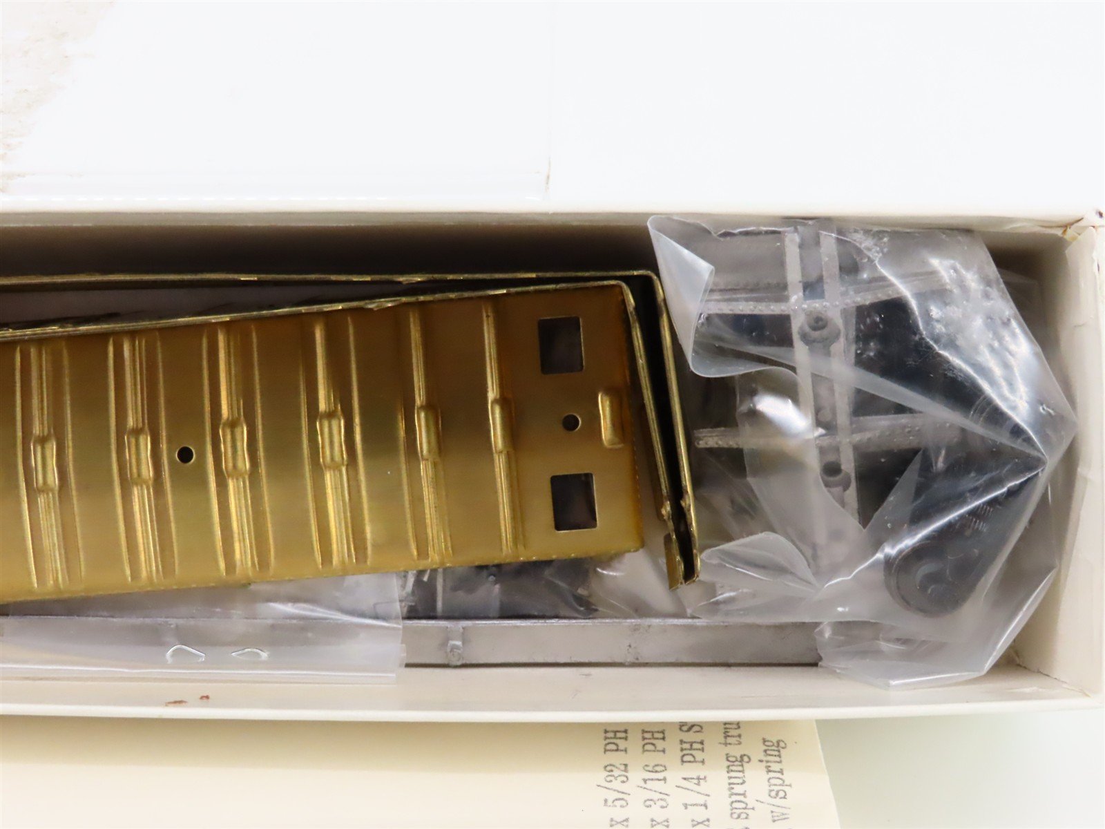 HO Scale Bowser Kit 1-004000 Brass Unpainted 40' Reefer