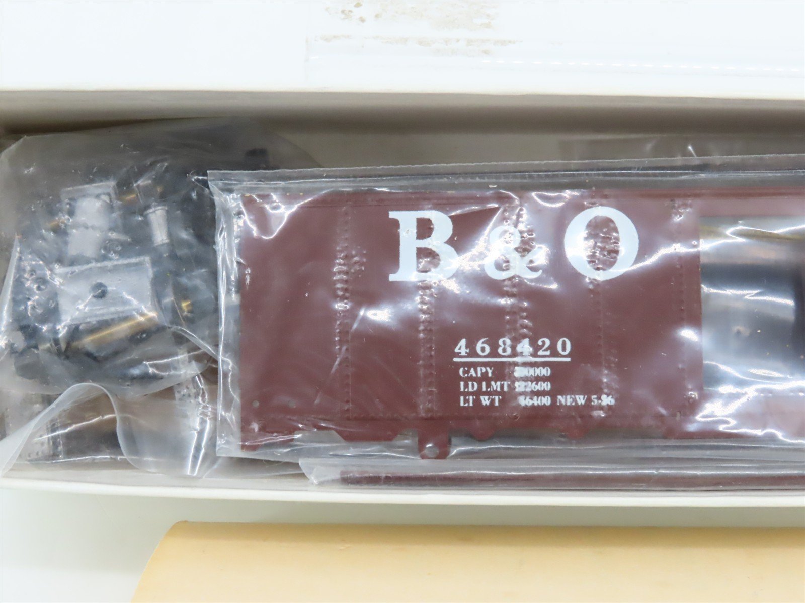 HO Scale Bowser Kit 1-004103 Brass B&O Baltimore & Ohio Box Car #468420
