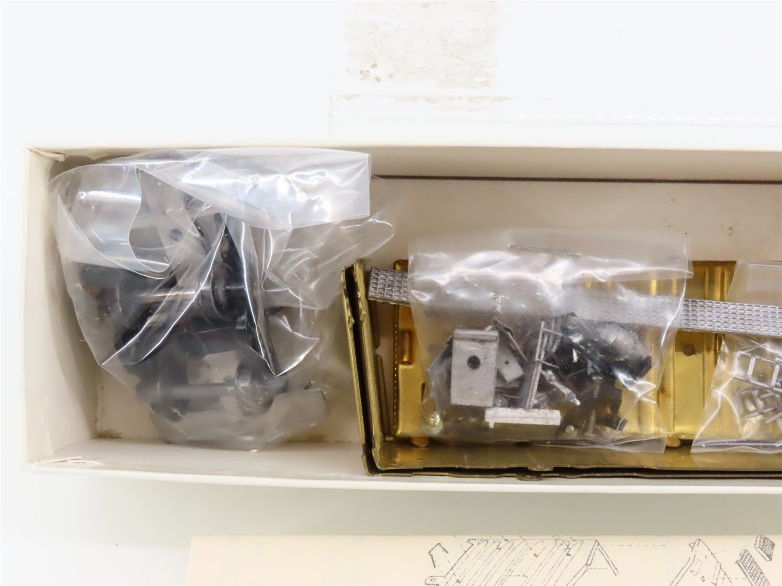 HO Scale Bowser Kit 1-004000 Brass Unpainted 40' Reefer