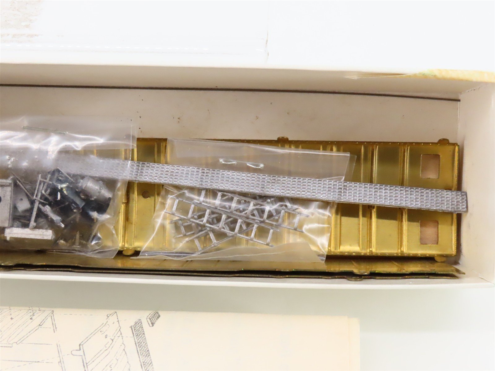 HO Scale Bowser Kit 1-004000 Brass Unpainted 40' Reefer
