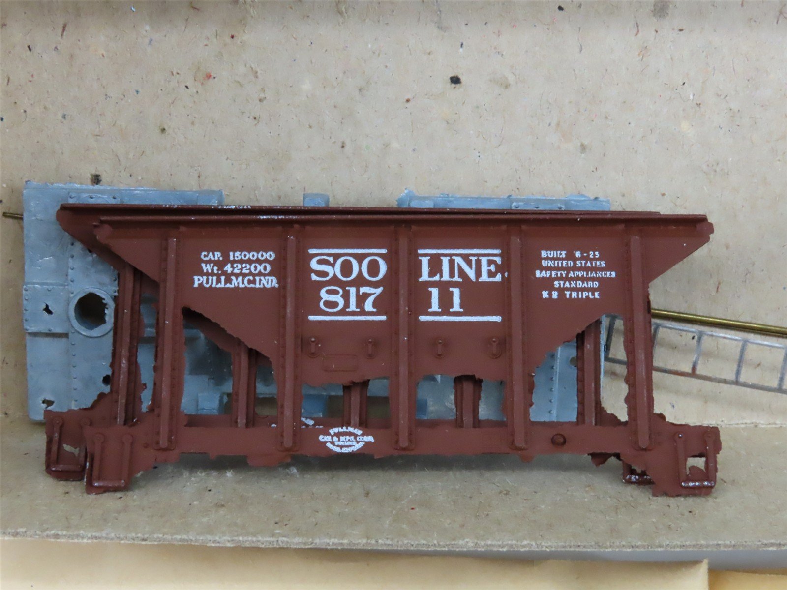 HO Scale Cannonball Products Kit CP 1-2 SOO Line Mine Ore Car #81711