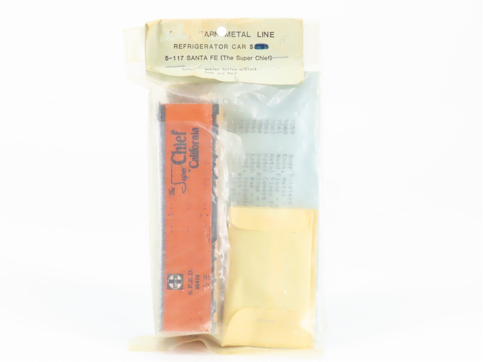 HO Athearn Metal Line Kit 5-117 SFRD Santa Fe Super Chief Reefer #35410 - Sealed