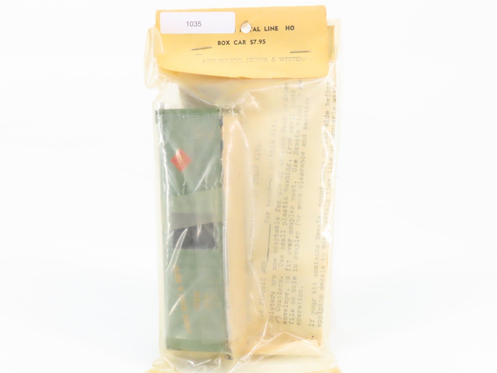 HO Athearn Metal Line Kit 4-229 TP&W Toledo Peoria & Western Box Car #638 Sealed