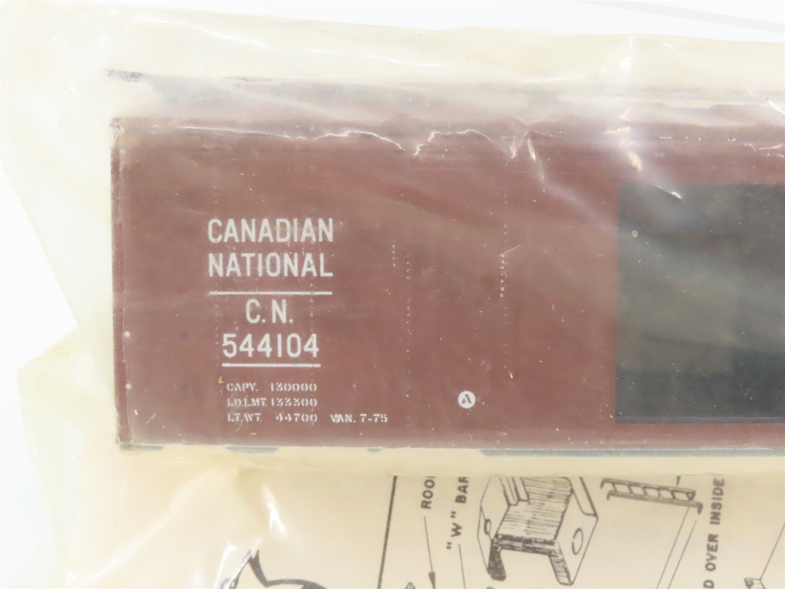 HO Athearn Metal Line Kit 4-231 CN Canadian National Box Car #544104 - Sealed