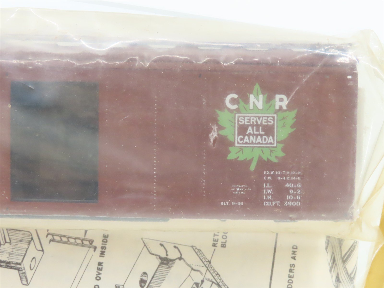 HO Athearn Metal Line Kit 4-231 CN Canadian National Box Car #544104 - Sealed