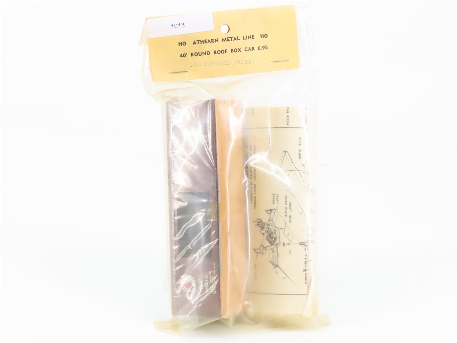HO Athearn Metal Line Kit 1-320 NP Northern Pacific 40' Box Car #39213 - Sealed