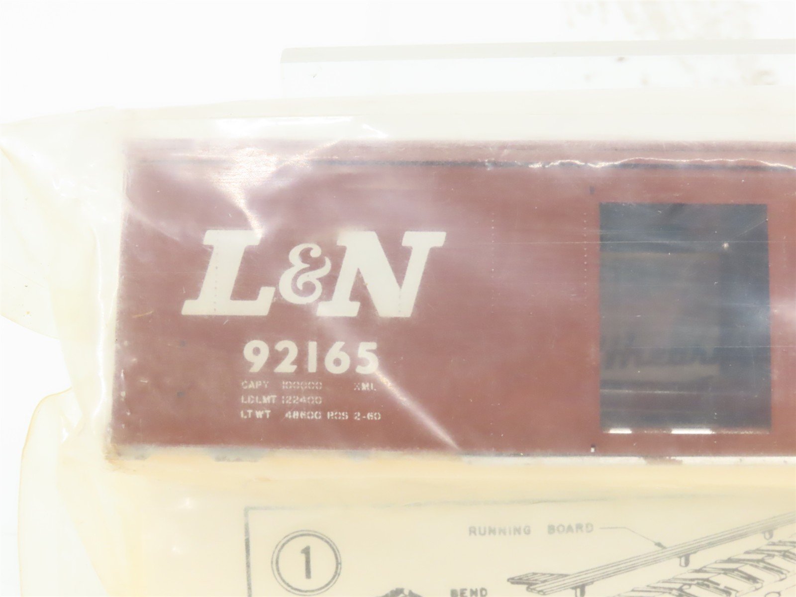 HO Athearn Metal Line Kit 4-222 L&N Louisville & Nashville Box Car #92165 Sealed