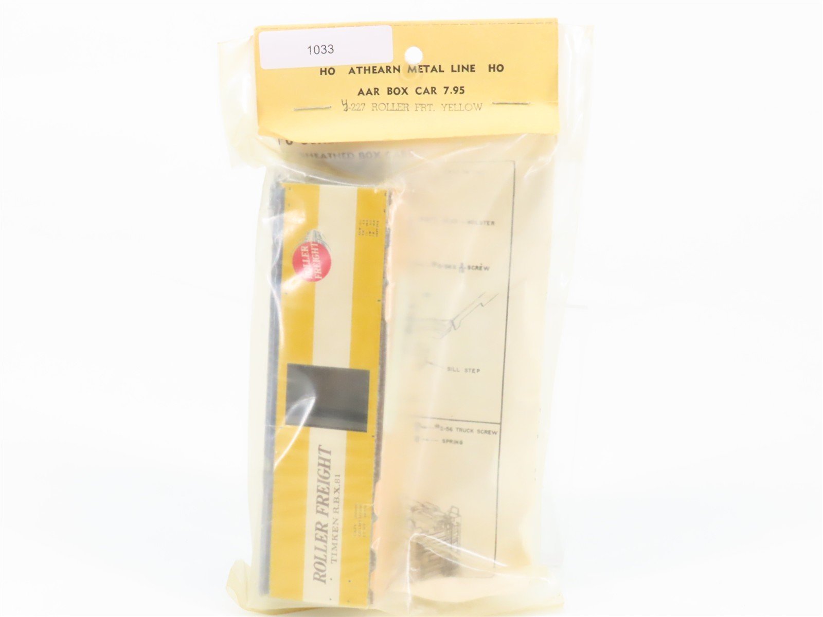 HO Athearn Metal Line Kit 4-227 RBX Timken Roller Freight Box Car #81 - Sealed