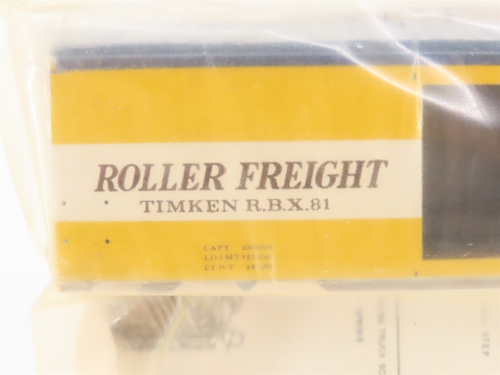 HO Athearn Metal Line Kit 4-227 RBX Timken Roller Freight Box Car #81 - Sealed