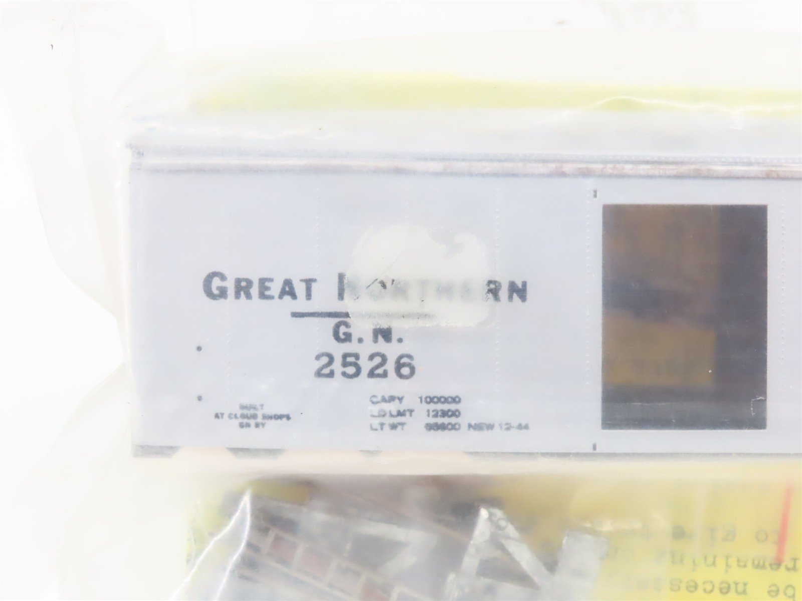 HO Athearn Metal Line Kit 4-234 GN Great Northern 40' Box Car #2526 - Sealed