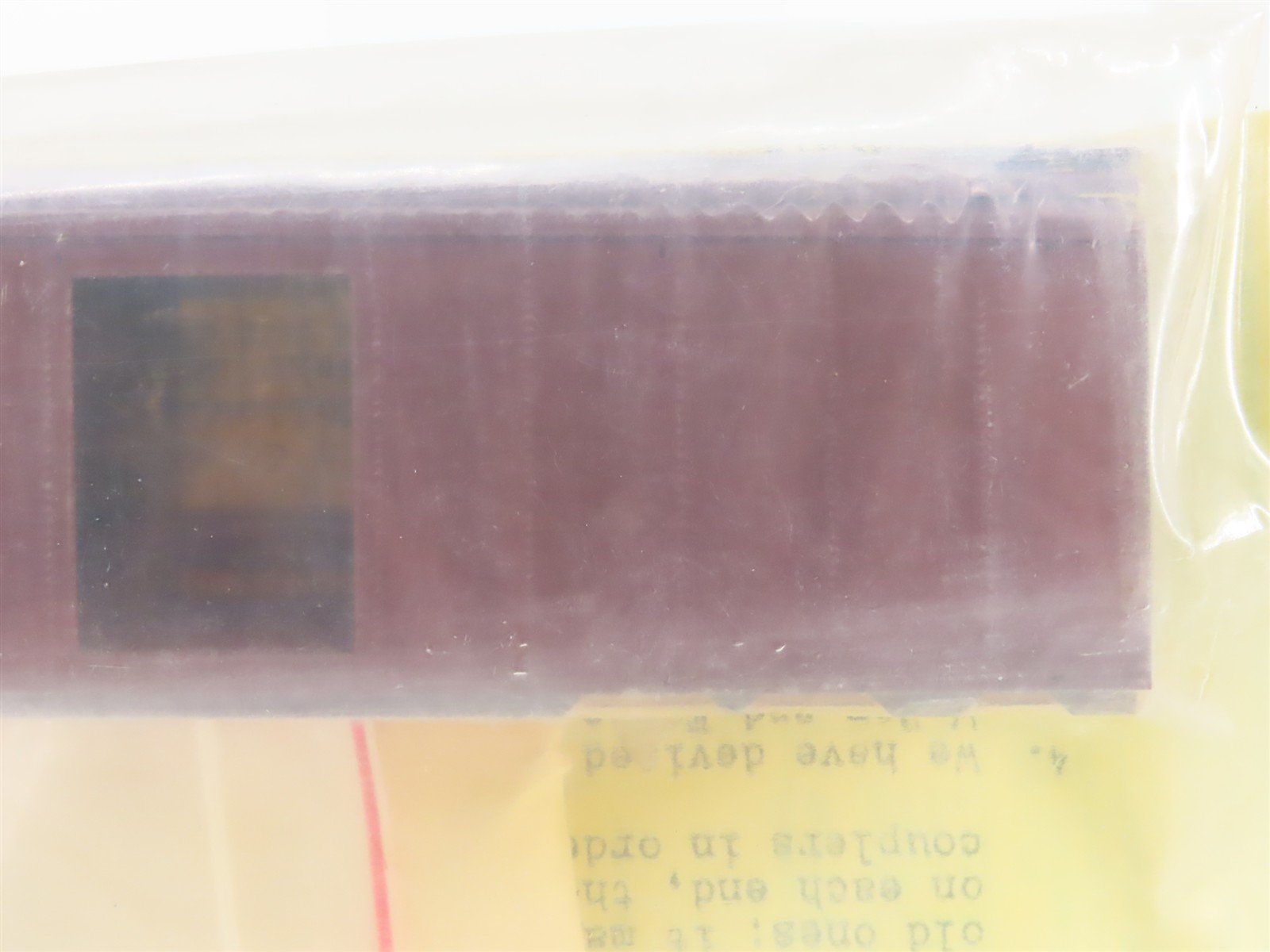 HO Scale Athearn Metal Line Kit 4-240/P Brass Undecorated Box Car - Sealed