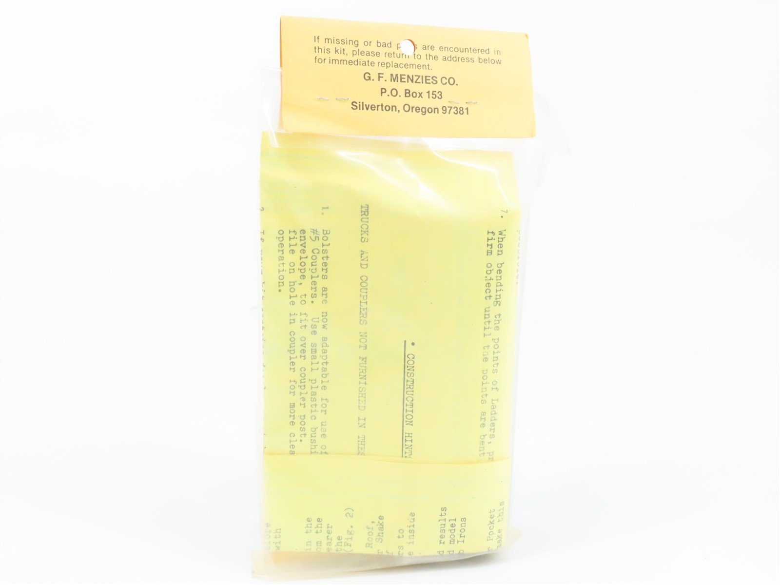HO Scale Athearn Metal Line Kit 4-240/P Brass Undecorated Box Car - Sealed