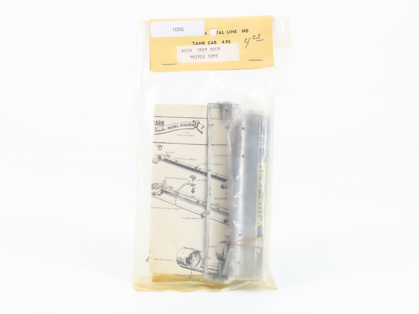 HO Athearn Metal Line Kit A514 DRX Deep Rock Triple Dome Tank Car #2100 - Sealed