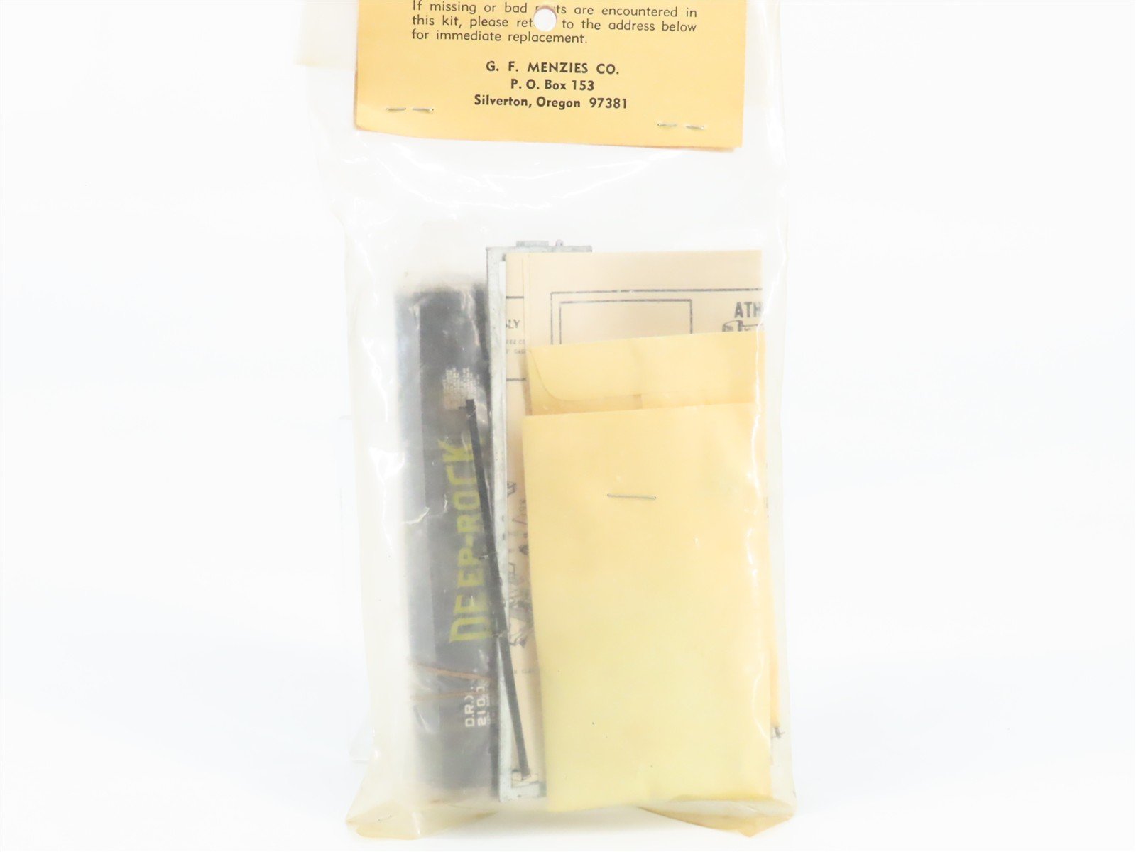 HO Athearn Metal Line Kit A514 DRX Deep Rock Triple Dome Tank Car #2100 - Sealed