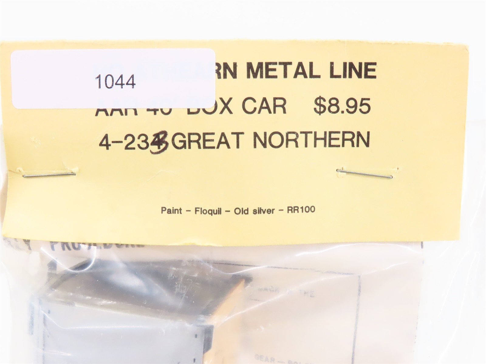 HO Scale Athearn Metal Line Kit 4-233 GN Great Northern 40' Box Car #2526 Sealed