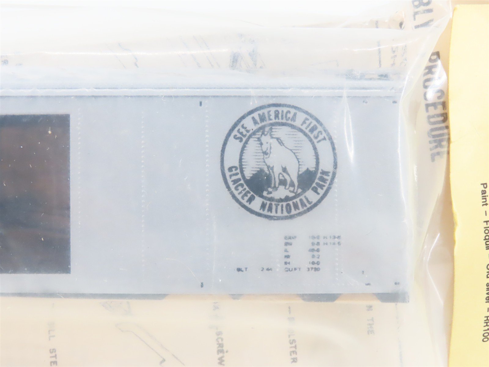 HO Scale Athearn Metal Line Kit 4-233 GN Great Northern 40' Box Car #2526 Sealed