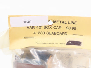HO Athearn Metal Line Kit 4-233 SAL Seaboard Air Line 40' Box Car #22135 -Sealed