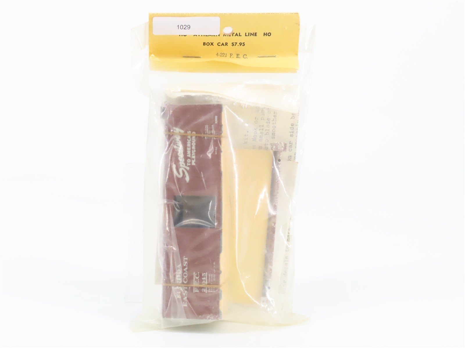 HO Athearn Metal Line Kit 4-221 FEC Florida East Coast Box Car #21045 - Sealed