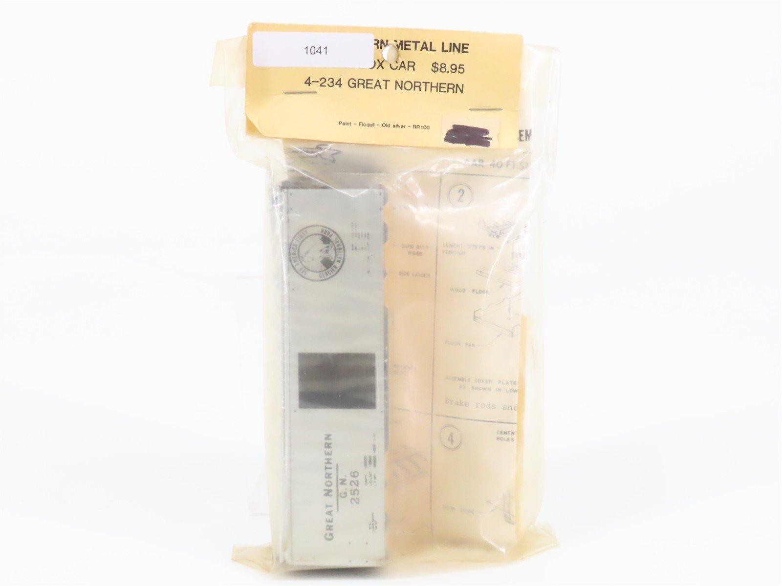 HO Athearn Metal Line Kit 4-234 GN Great Northern 40' Box Car #2526 - Sealed