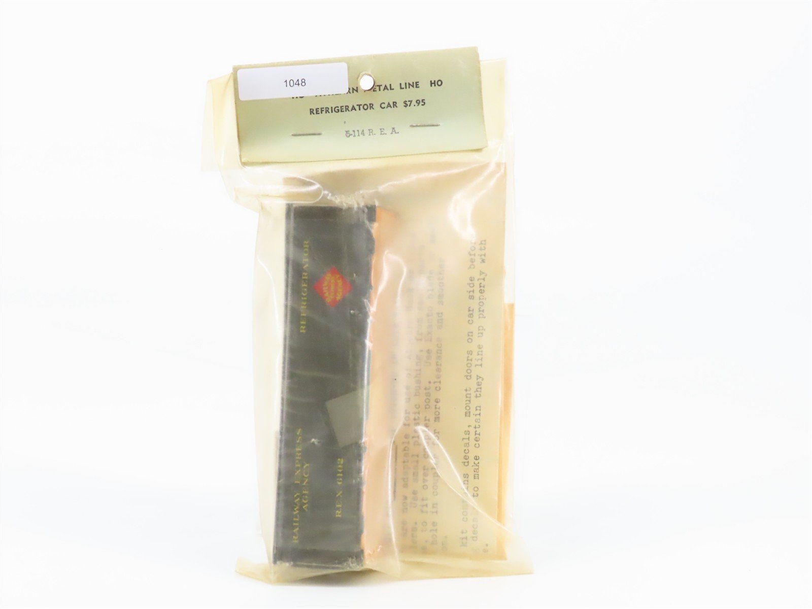 HO Scale Athearn Kit 5-114 REX Railway Express Agency Reefer #6102 - Sealed