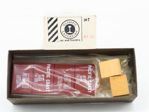 HO Olympic Cascadian Kit PC Pacific Coast Railway Single Door Box Car #4092