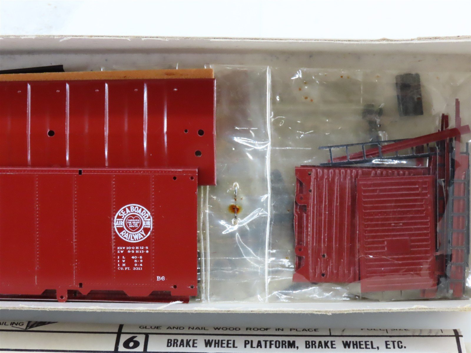 HO Scale Globe Kit 4000-A SAL Seaboard Air Line Single Door Box Car #19832