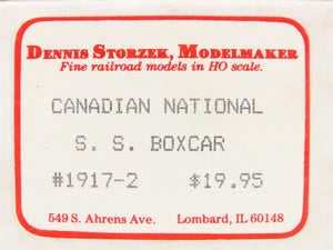 HO Dennis Storzek Modelmaker Kit #1917-2 CN Canadian National Box Car #500039