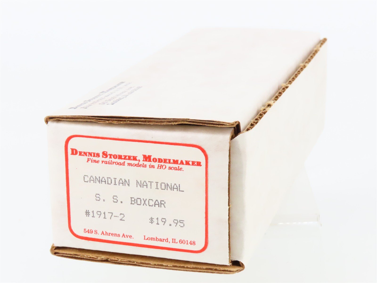 HO Dennis Storzek Modelmaker Kit #1917-2 CN Canadian National Box Car #500039