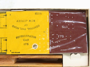 HO Scale Central Valley Kit F-92 Wood CNJ Jersey Central Reefer #175