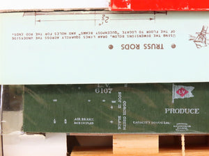 HO Scale Central Valley Kit F-93 LV Lehigh Valley Railroad Reefer #6107