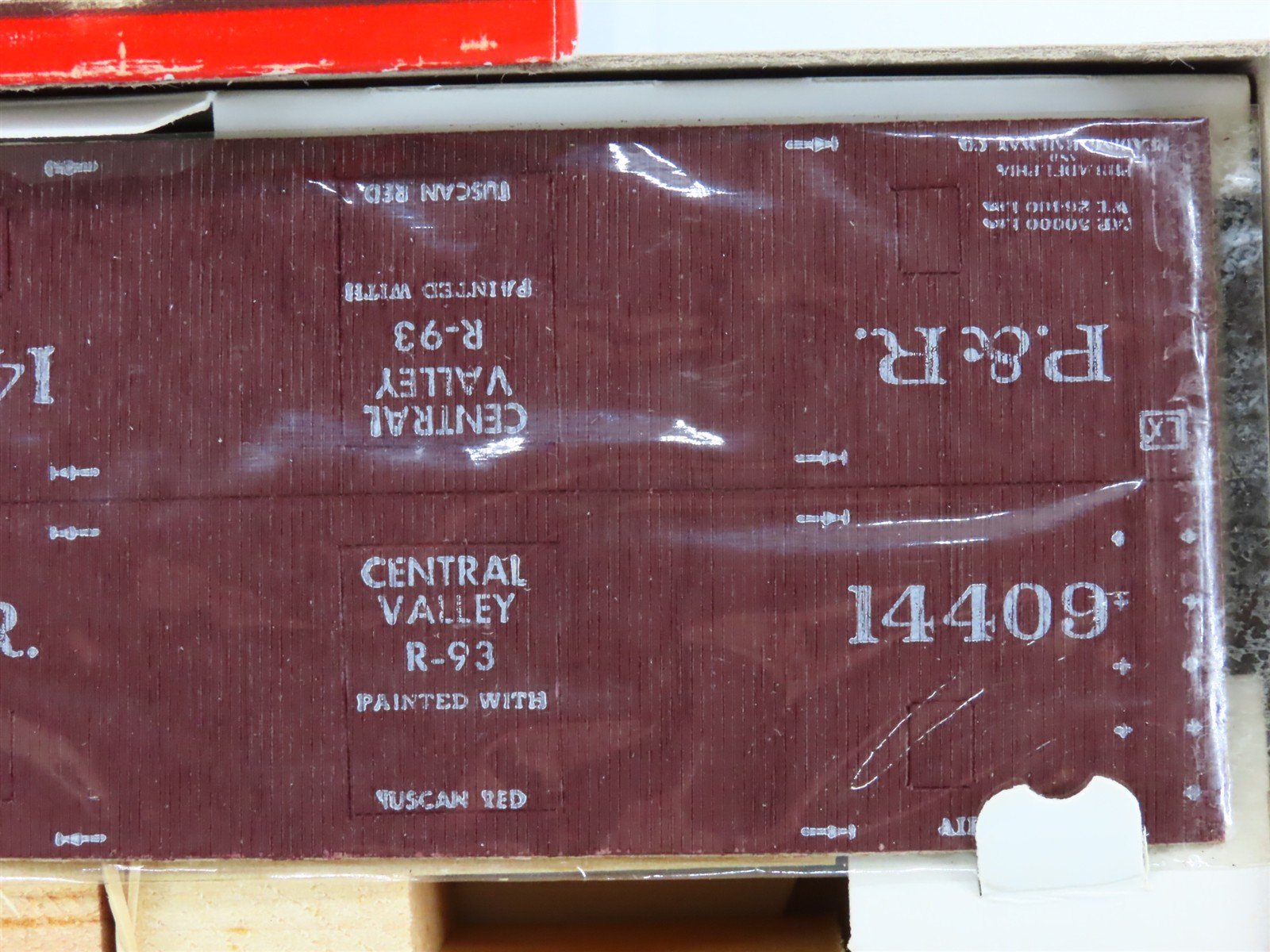 HO Central Valley Kit R-93 P&R Philadelphia & Reading Ventilated Box Car #14409