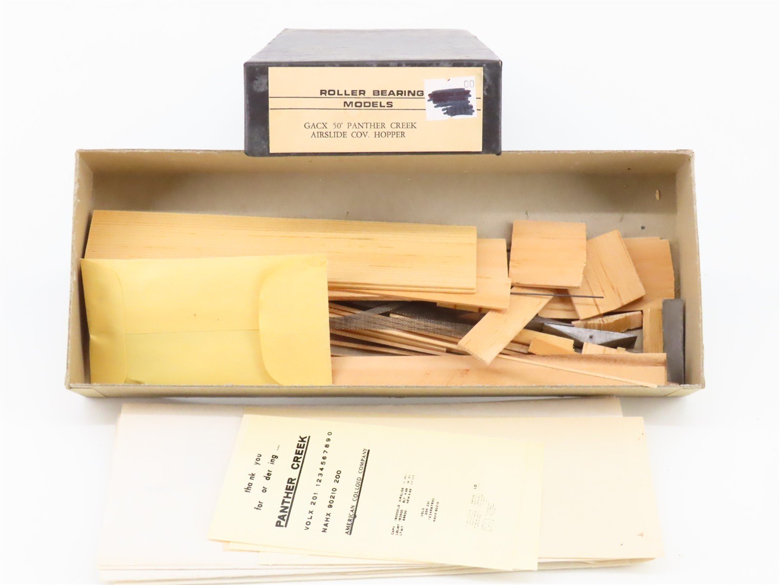 HO Scale Roller Bearing Models RBM Kit NAHX Panther Creek Airslide Hopper #90210