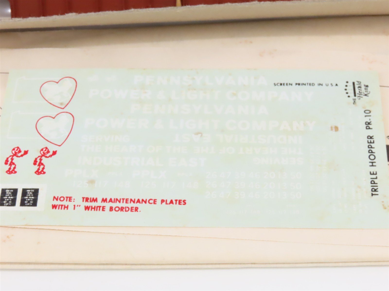 HO Roller Bearing Models Kit 627-304 PPLX Pennsylvania Power & Light Hopper 125