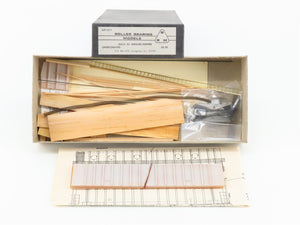 HO Scale Roller Bearing Models RBM Kit 627-211 Undecorated 50' Airslide Hopper