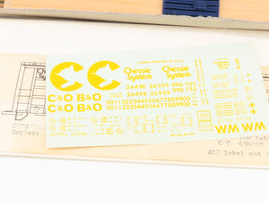 HO Scale Roller Bearing Models RBM Kit B&O Chessie System 50' Box Car #412765